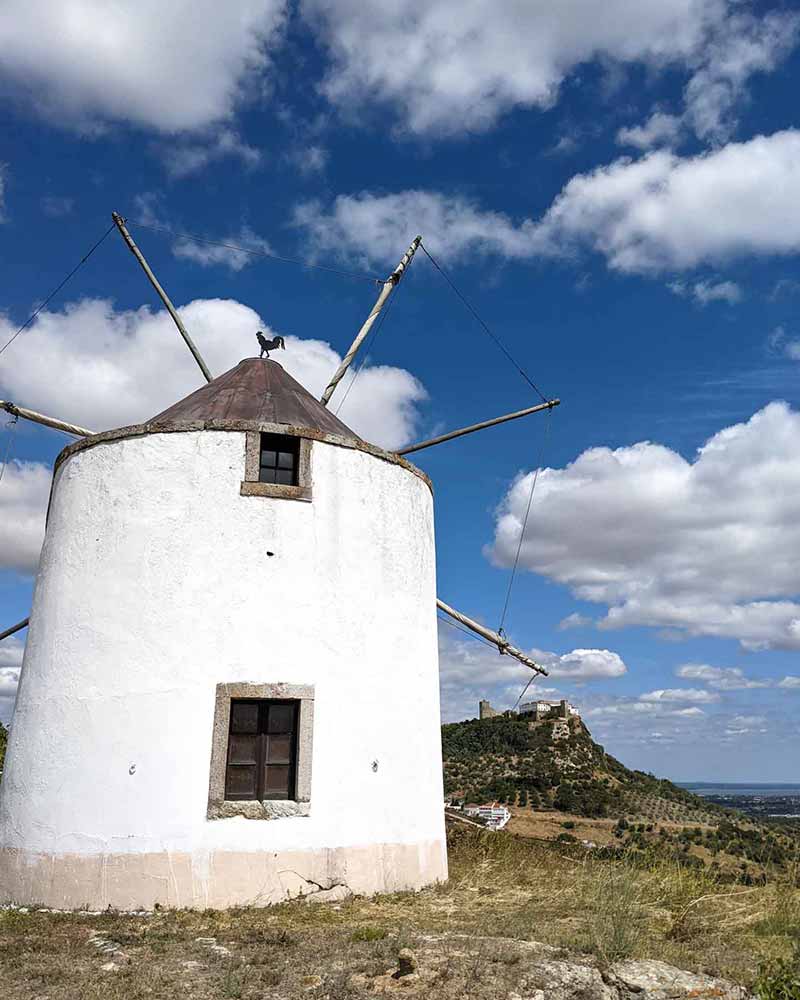 Windmill in Palmela, Portugal