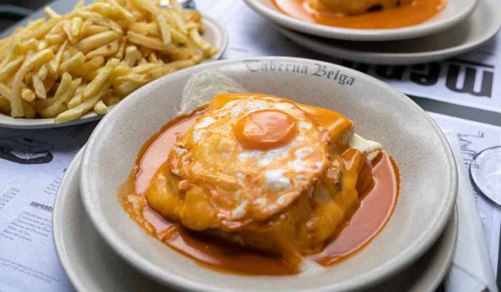 You have to be in the right mood to tackle a Francesinha sandwich in Portugal