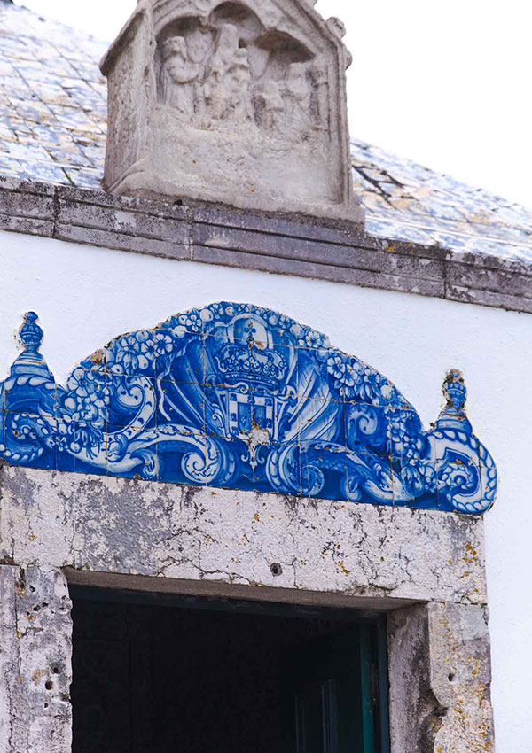 Azulejos of Nazare's Ermida da Memoria
