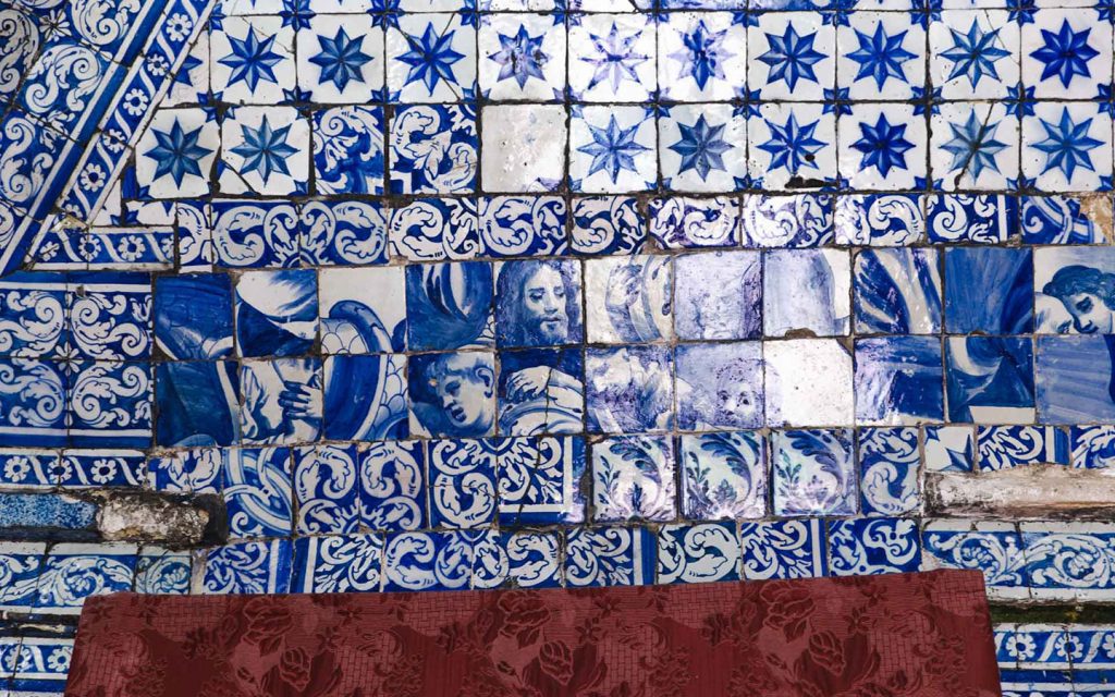 Tiles of Nazare's Ermida da Memoria