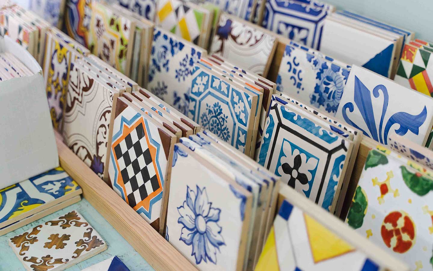 Pottery Art Tiles, Handmade Collectibles