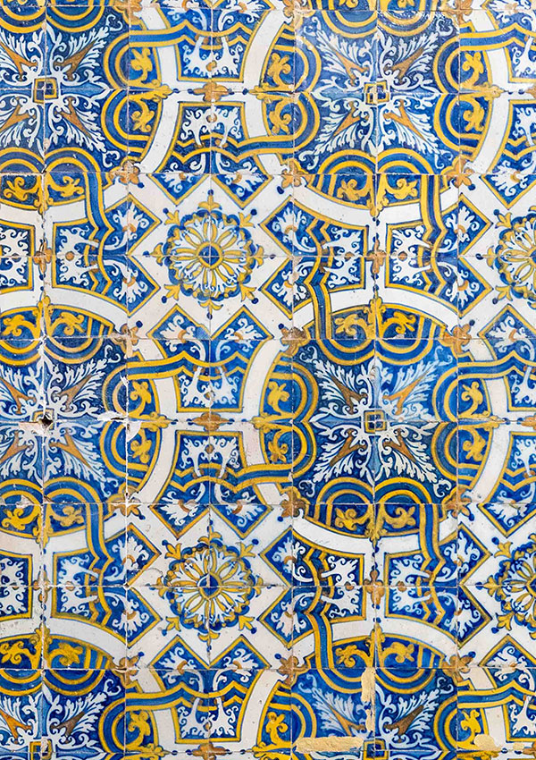 Tiles of Capela de Sao Miguel - Coimbra University
