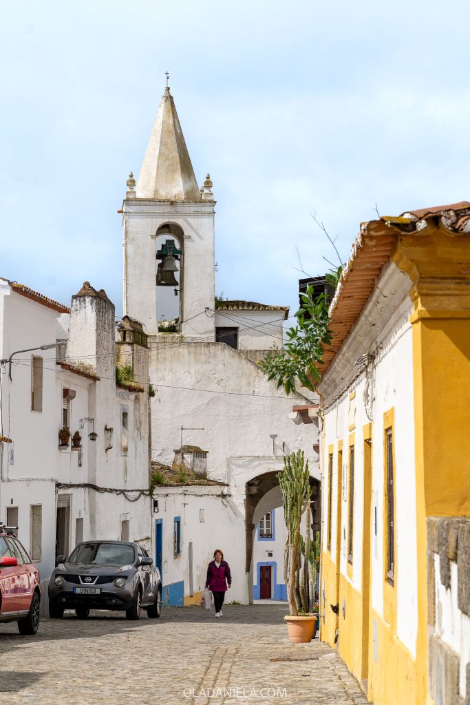 A street within the castle walls of Redondo, Alentejo