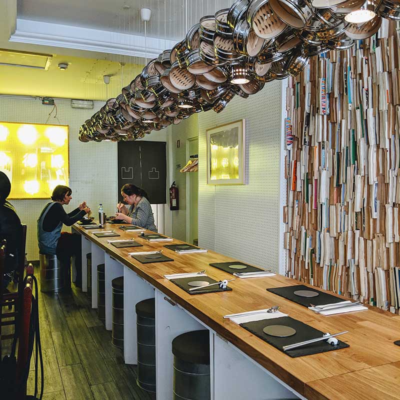 Interior of Panda Cantina, Lisbon