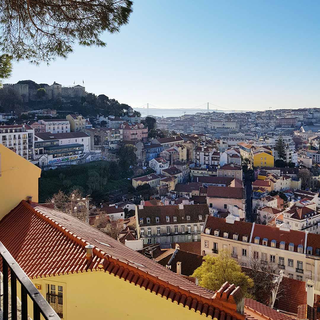 Miradouro da Graca, Lisbon Portugal