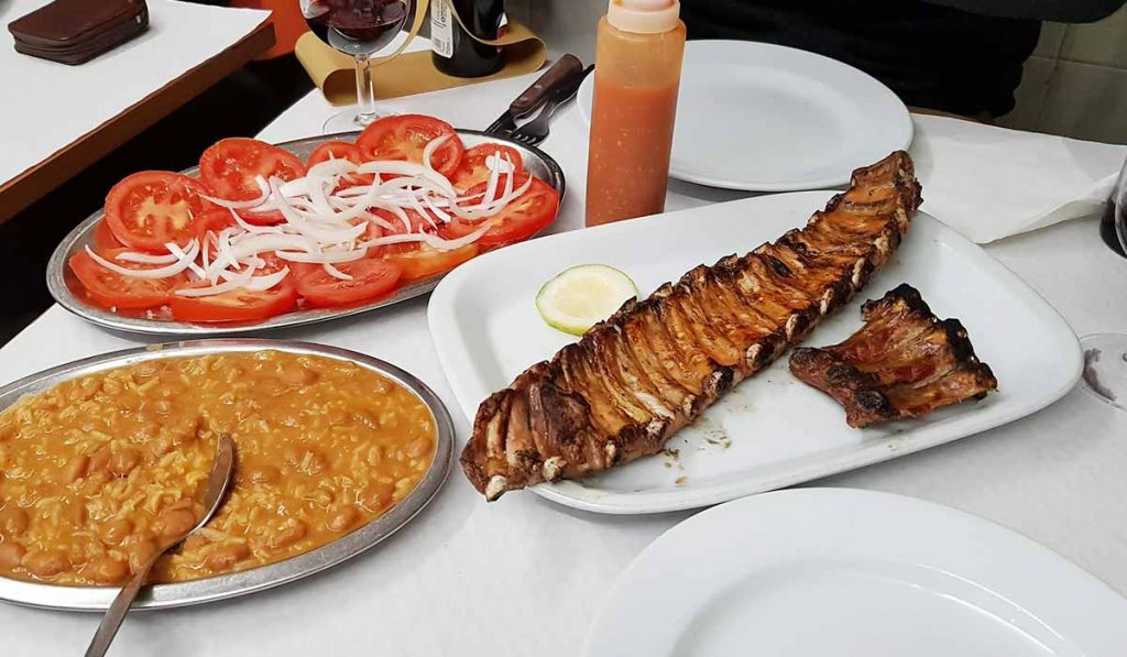 Portuguese pork ribs are savoury and delicious