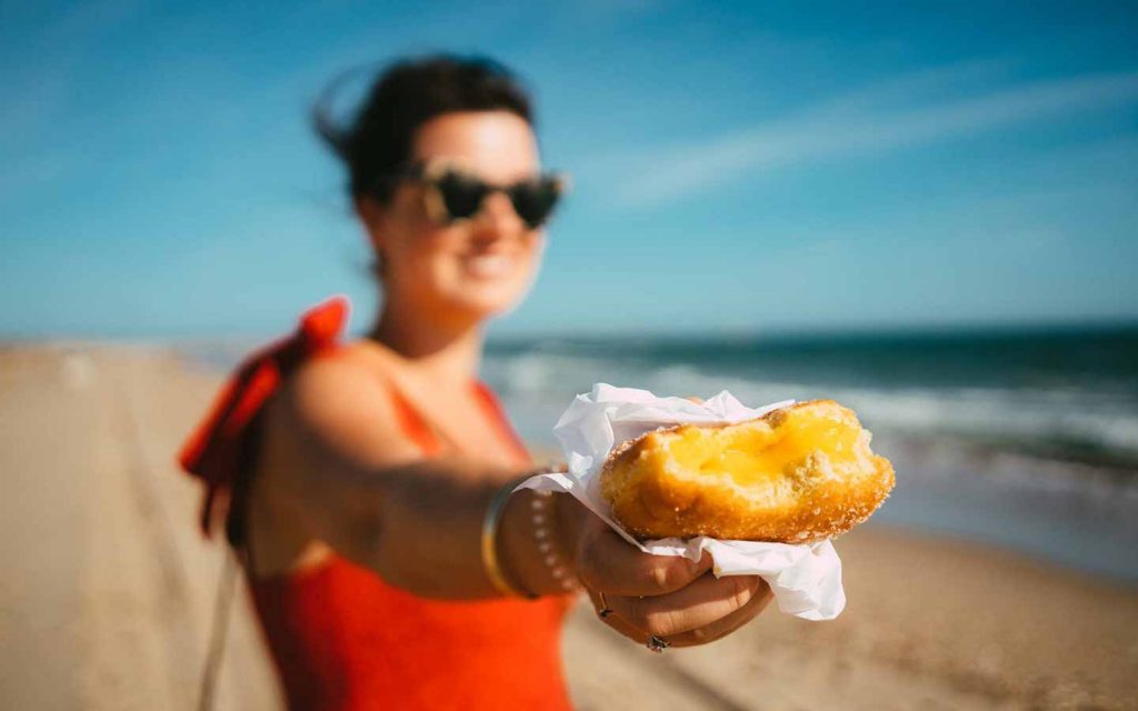 Bola de Berlim, a beach treat in Portugal