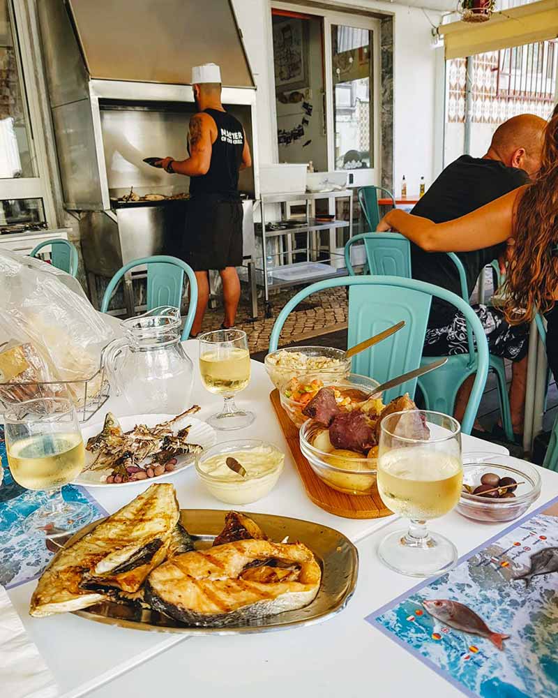Vai e Volta, Olhao all-you-can-eat fish buffet, Algarve