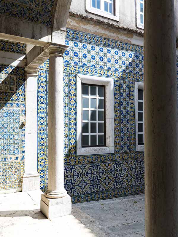 Incredible azulejos at Chelas Convent