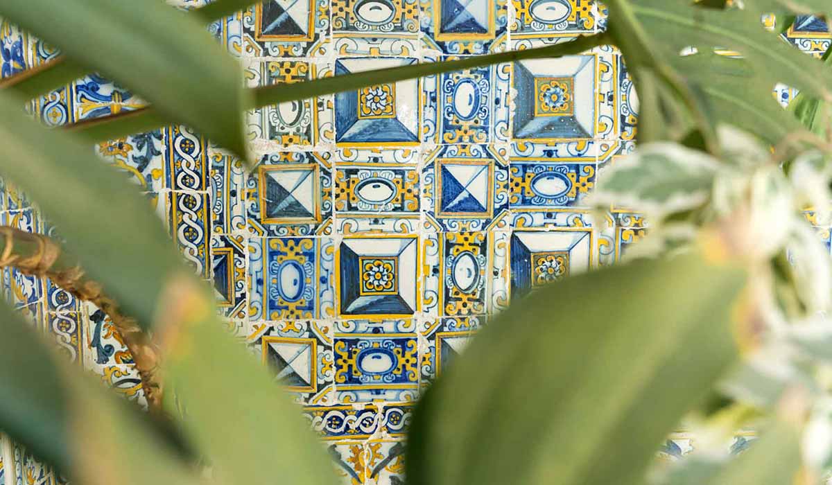 Incredible azulejos at Convento de Chelas