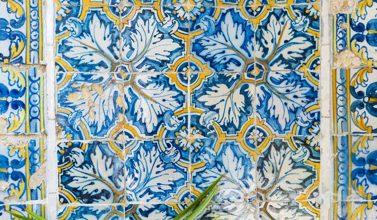 Incredible tiles at Convento de Chelas