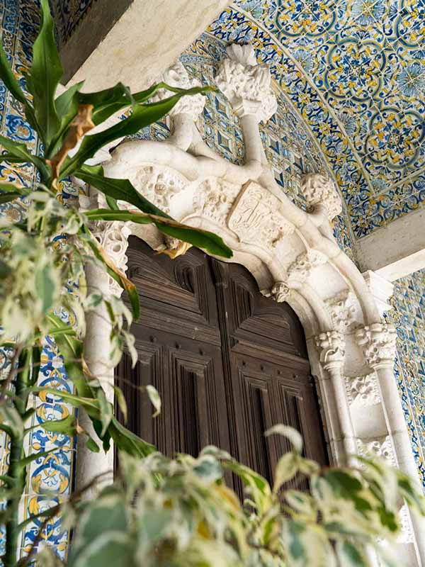 Incredible azulejos at Convento de Chelas