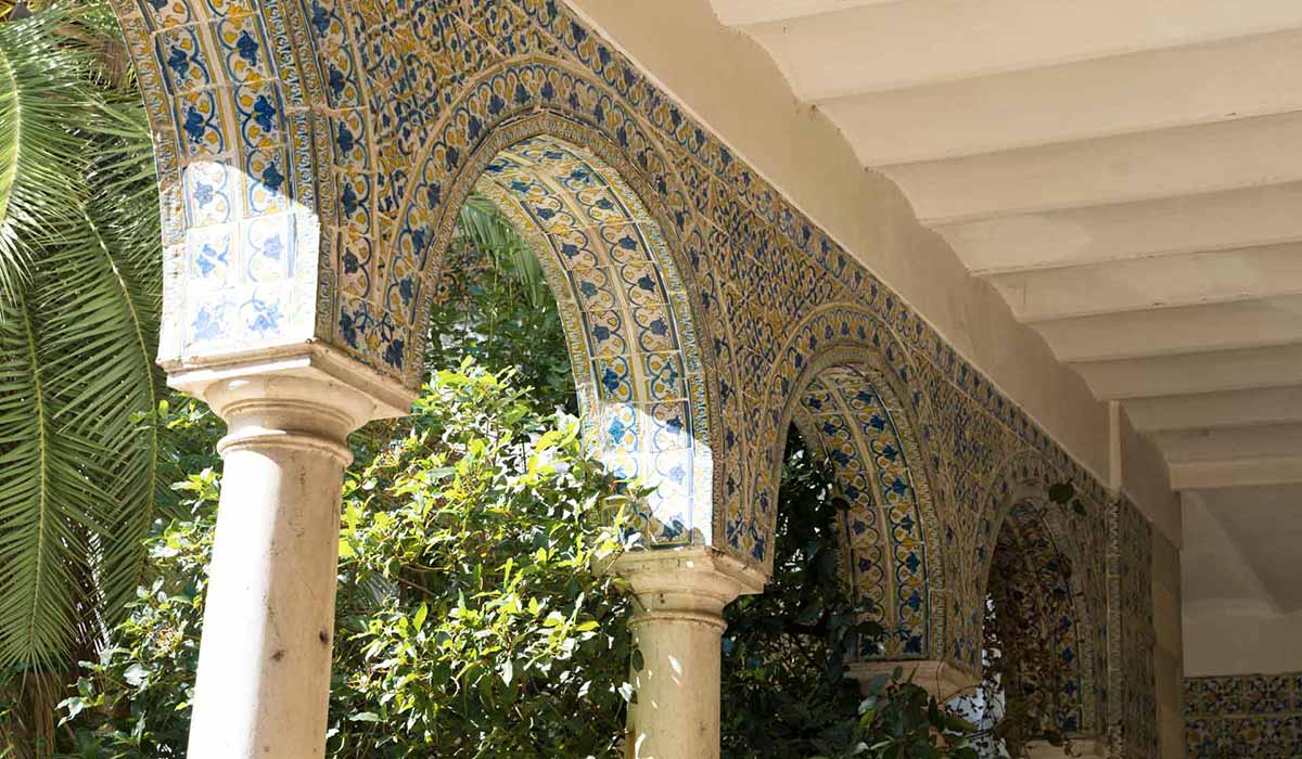 Incredible tiles at Convento de Chelas