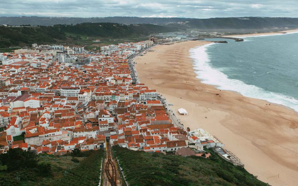 Viewpoint over Nazare, Portugal