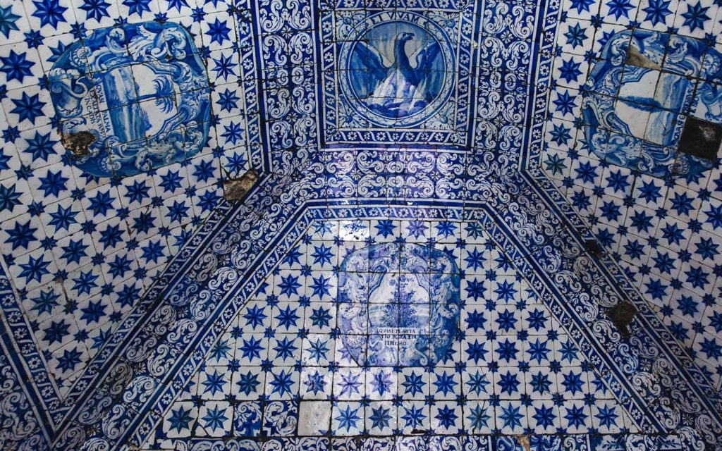 Azulejos of Nazare's Ermida da Memoria