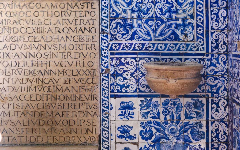 Tiles of Nazare's Ermida da Memoria