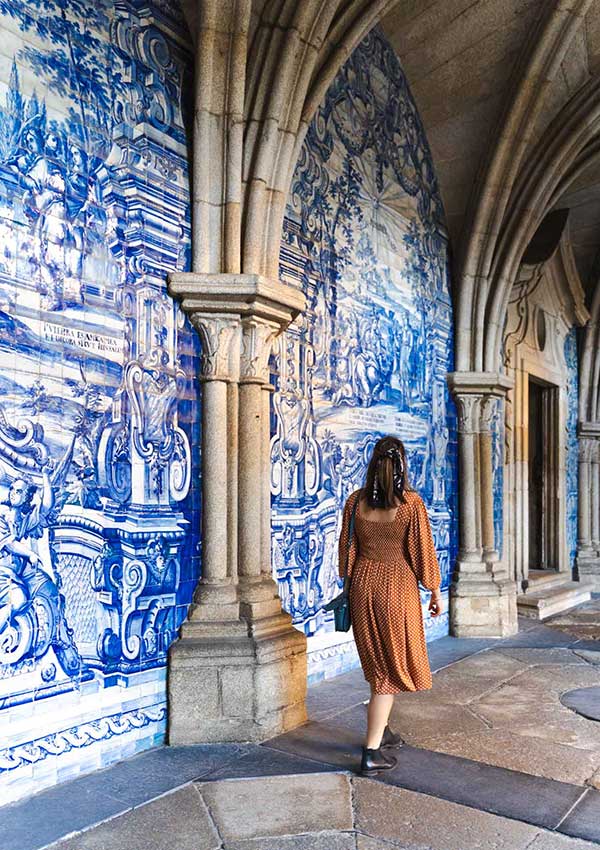 Sé Cathedral do Porto is filled with amazing azulejos