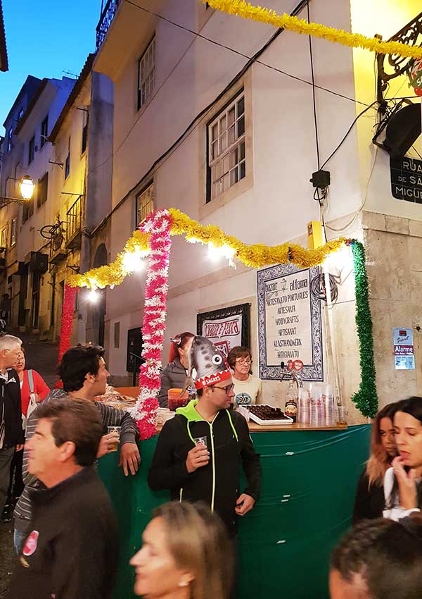 June Sardine festival in Lisbon