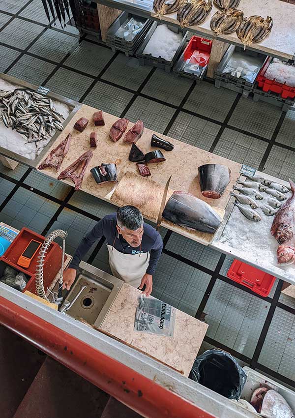 Fish market Funchal Madeira Island