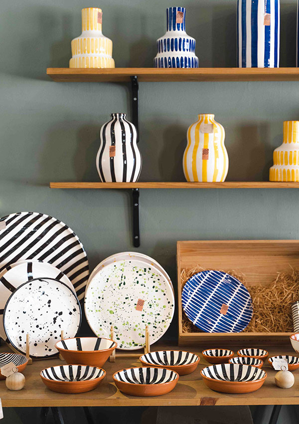 Casa Cubista at D'Olival boutique - ceramics made in Portugal