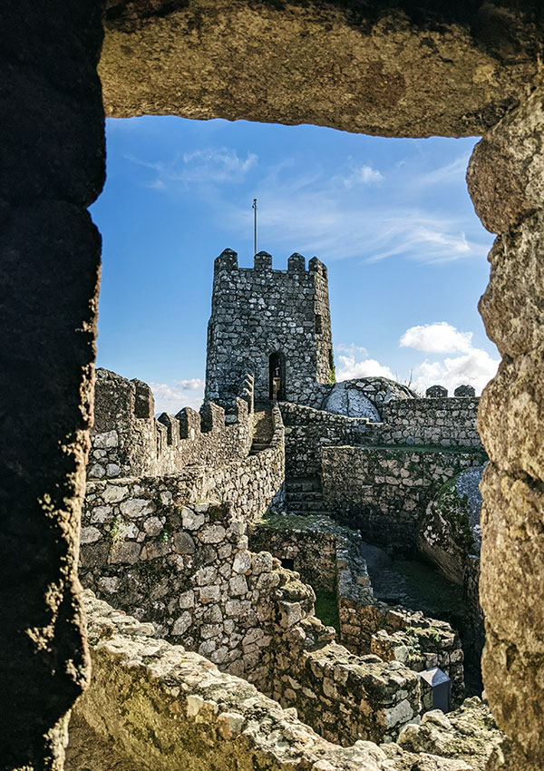 The Moorish Castle in Sintra adds to the charm