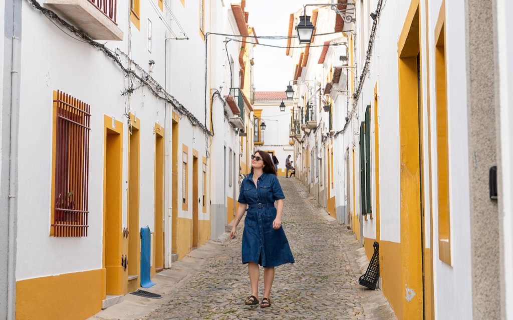 One of the best things to do in Évora is get lost in the city center